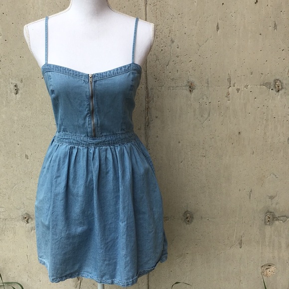 jean skater dress